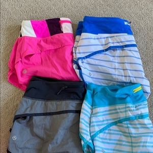 Lulu speed up shorts all size 6